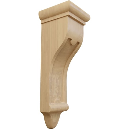 Ekena Millwork 4"W x 4"D x 12"H Arts and Crafts Corbel, Cherry COR04X04X12ARCH